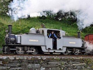 David Lloyd George re-entry to traffic in 2014 in grey primer