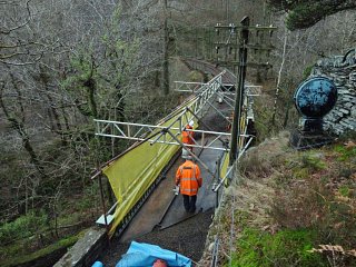 A general view of the worksite