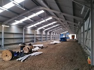 Lights during installation