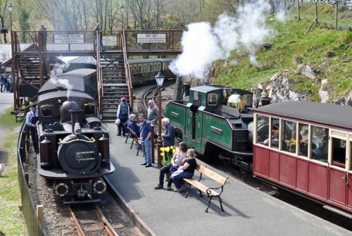 Double engines at Tan y Bwlch