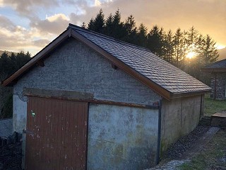 Tan y Grisiau Goods Shed Reroofed
