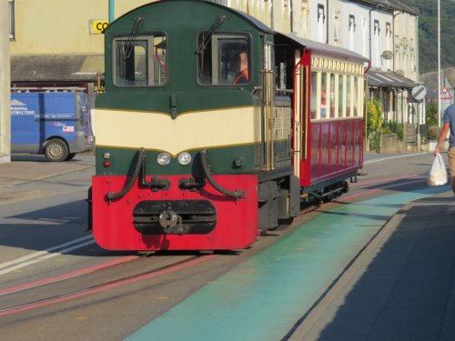 Crossing Britannia Bridge for transhipment at the car park