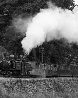 Merddin Emrys and the Colonel Stephens train