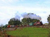 Freight train on Gwyndy Bank