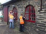 Kids training week preparing windows