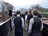 Briefing before a gravity train