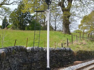 The reintroduced disc signal at Minffordd