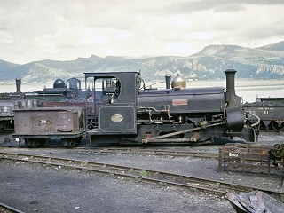 Linda as delivered with old tender from Welsh Pony in July 1963 – Photo Norman Pearce