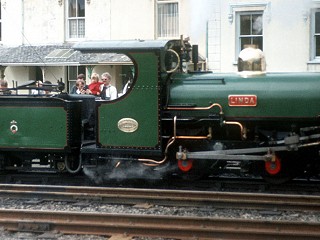 Linda with Lempor Chimney. June 1985 – Photo Jim Frazer
