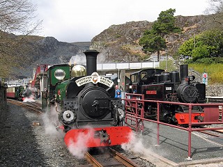 At Blaenau with Linda and Blanche