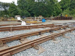 Heritage point levers have been restored for use in the project