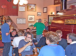 Spooners Bar, the evening hub of the railway